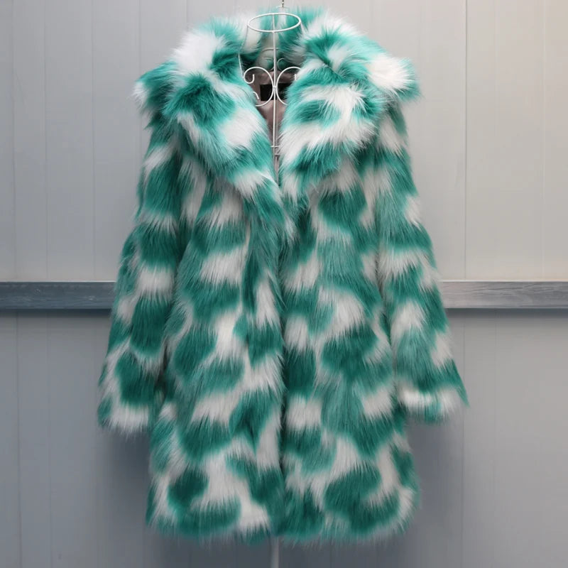 Cotton Candy Fur Coat