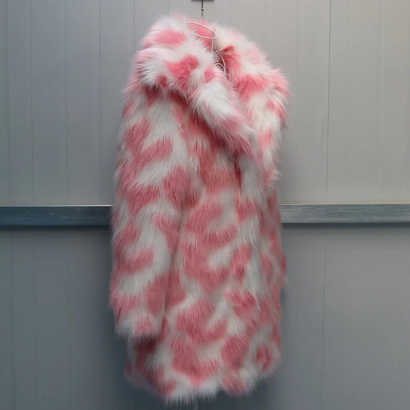 Cotton Candy Fur Coat