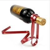 Floating Ribbon Wine Rack