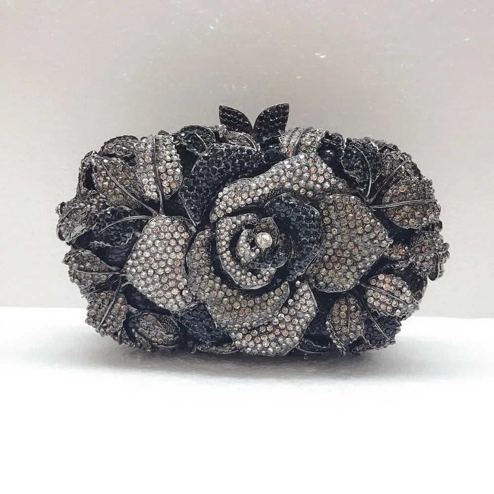 Rose Crystal Clutch