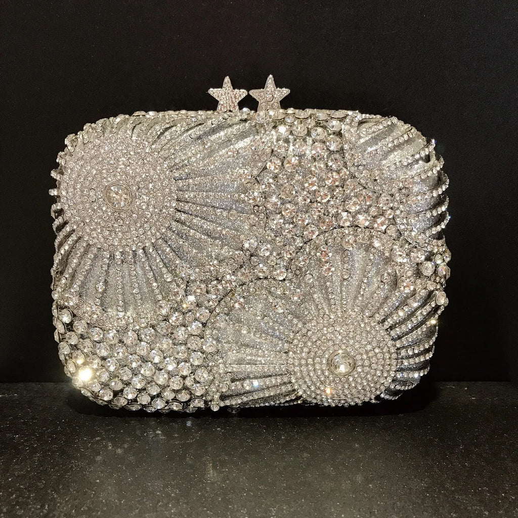 Dazzling Crystal Clutch