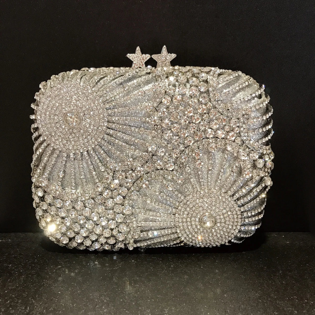 Dazzling Crystal Clutch