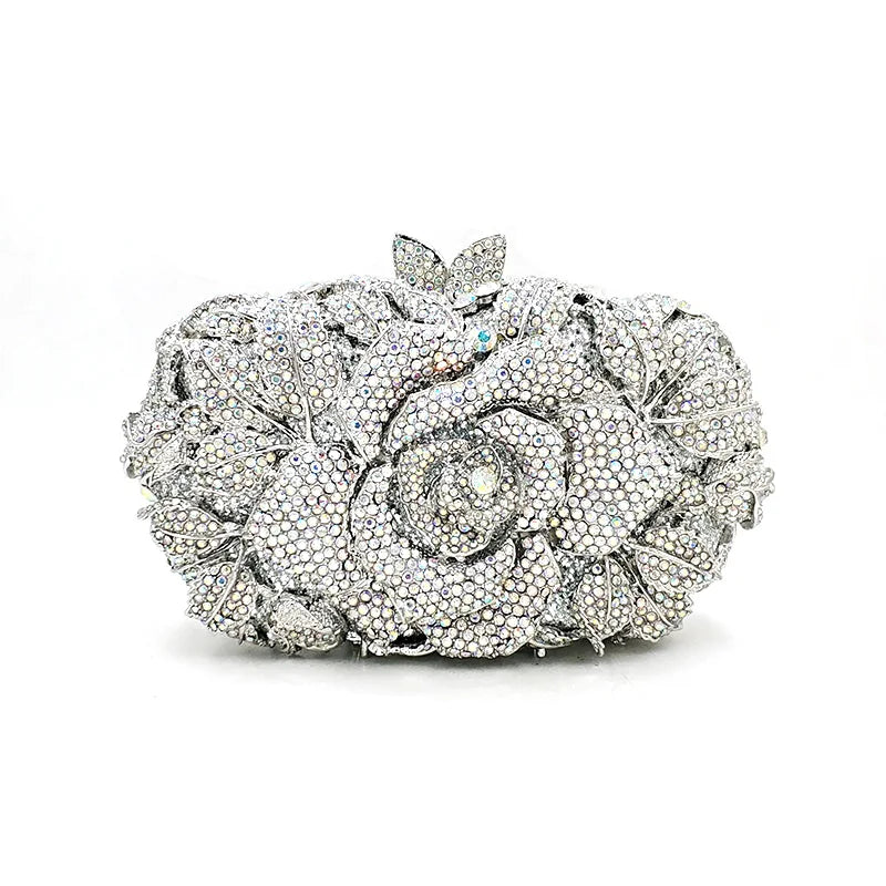 Rose Crystal Clutch