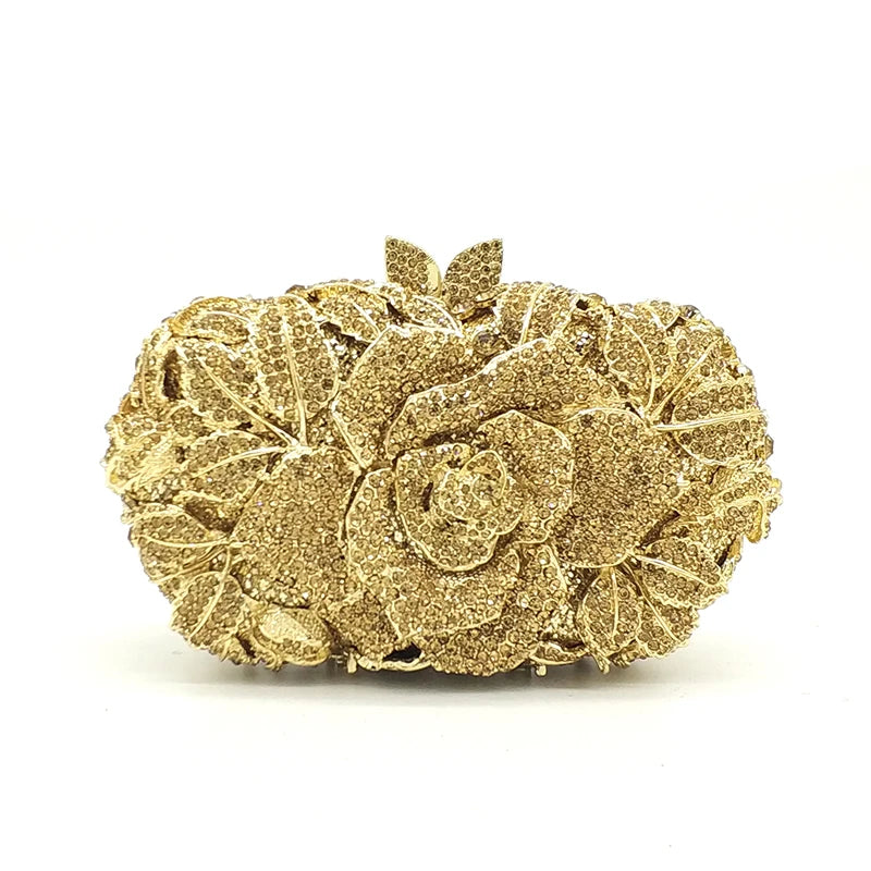 Rose Crystal Clutch
