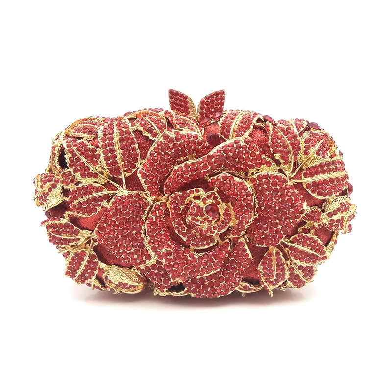 Rose Crystal Clutch