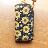 Women's Wallet Sunflower Print