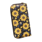 Women's Wallet Sunflower Print