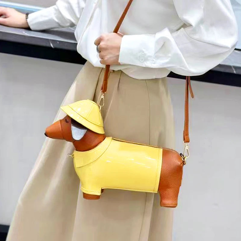 Dog Leather Bag