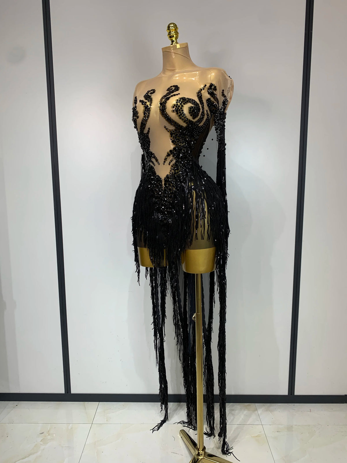 Sexy Sparkly Mesh Dress
