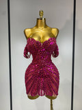 Pink Bombshell Sequin Dress