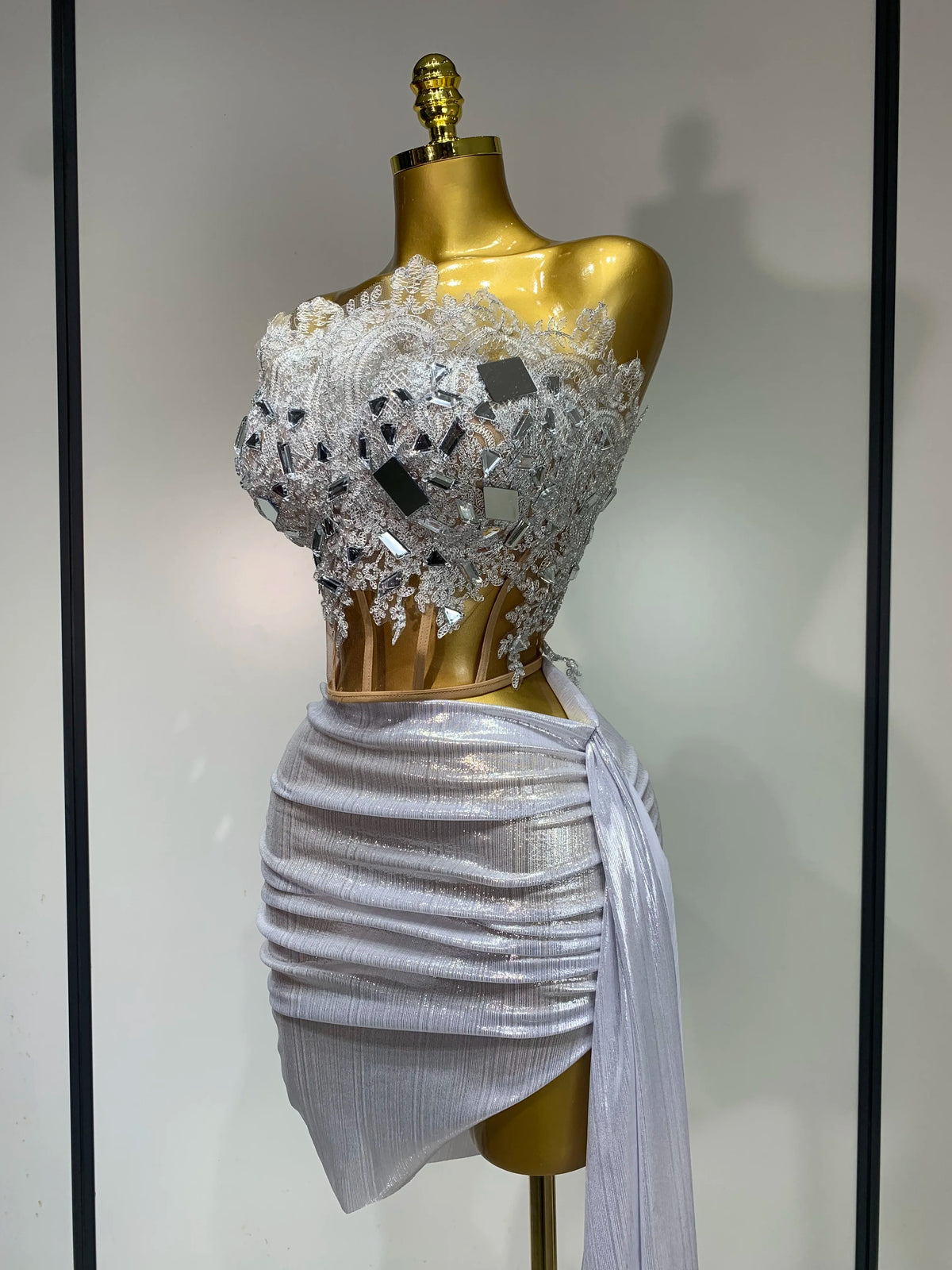 Look In The Mirror Two Piece Skirt Set