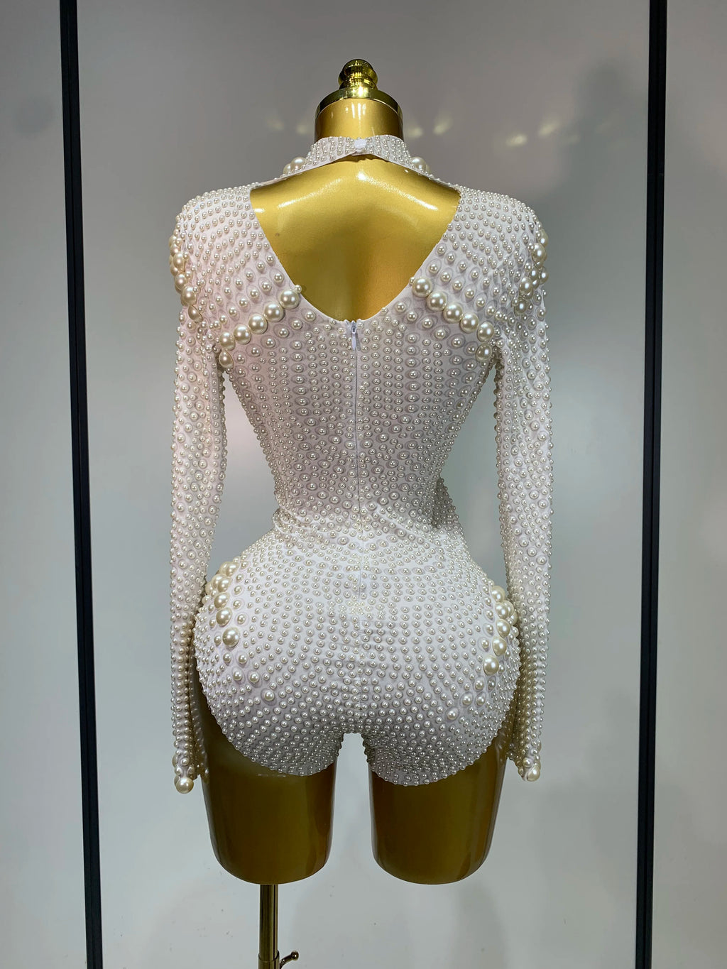 Sea Goddess Pearls Bodysuit