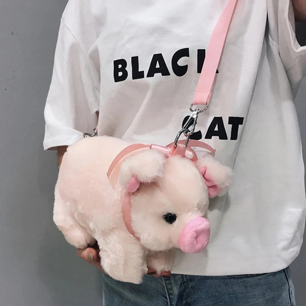 Piglet Plush Crossbody Bag
