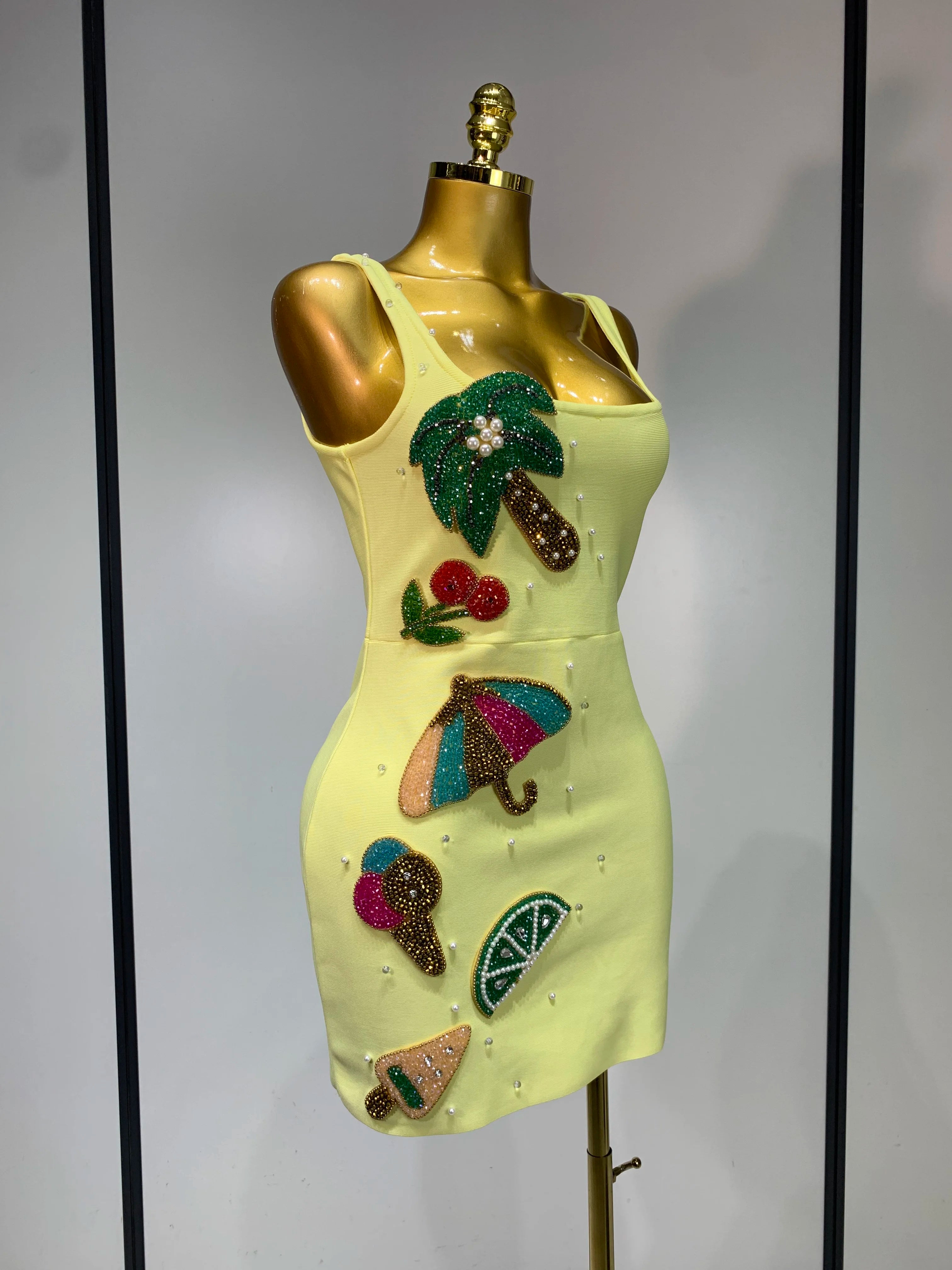 Tropical Beach Pearl Dress