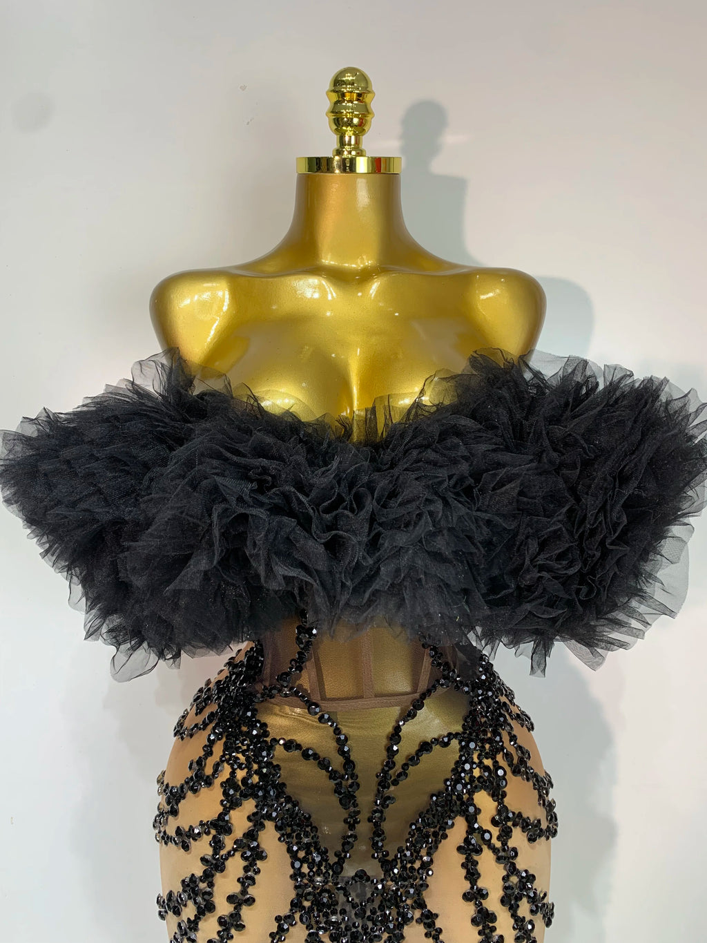 Black Diamond Mini Dress