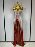 Fire Quartz Pearl Dress