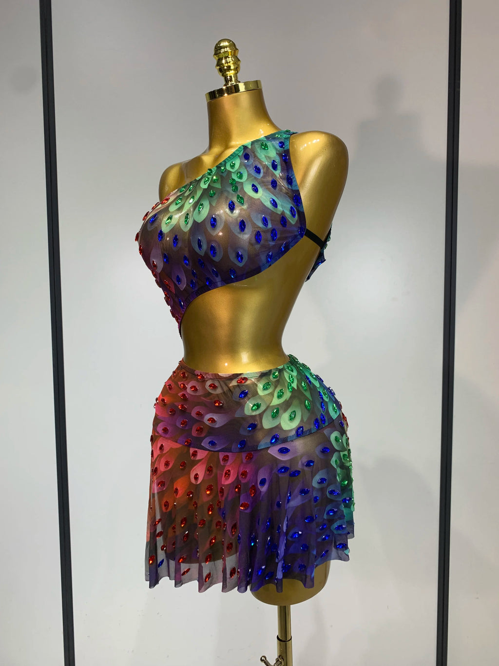 Peacock Aura Dress
