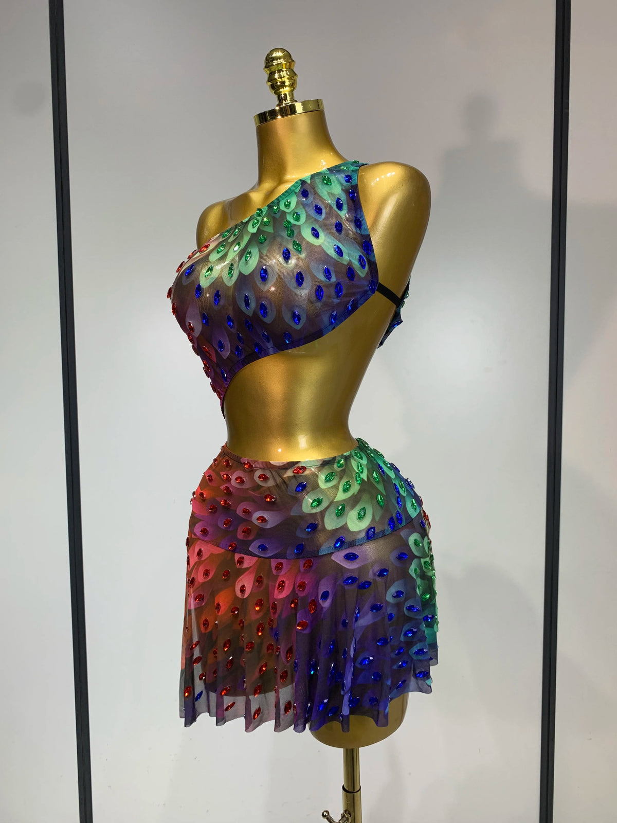 Peacock Aura Dress