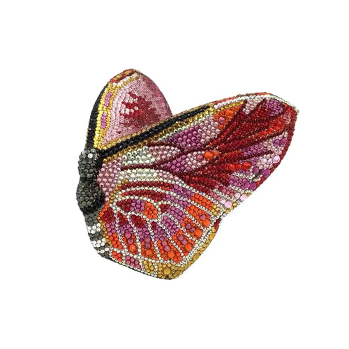 Butterfly Crystal Clutch