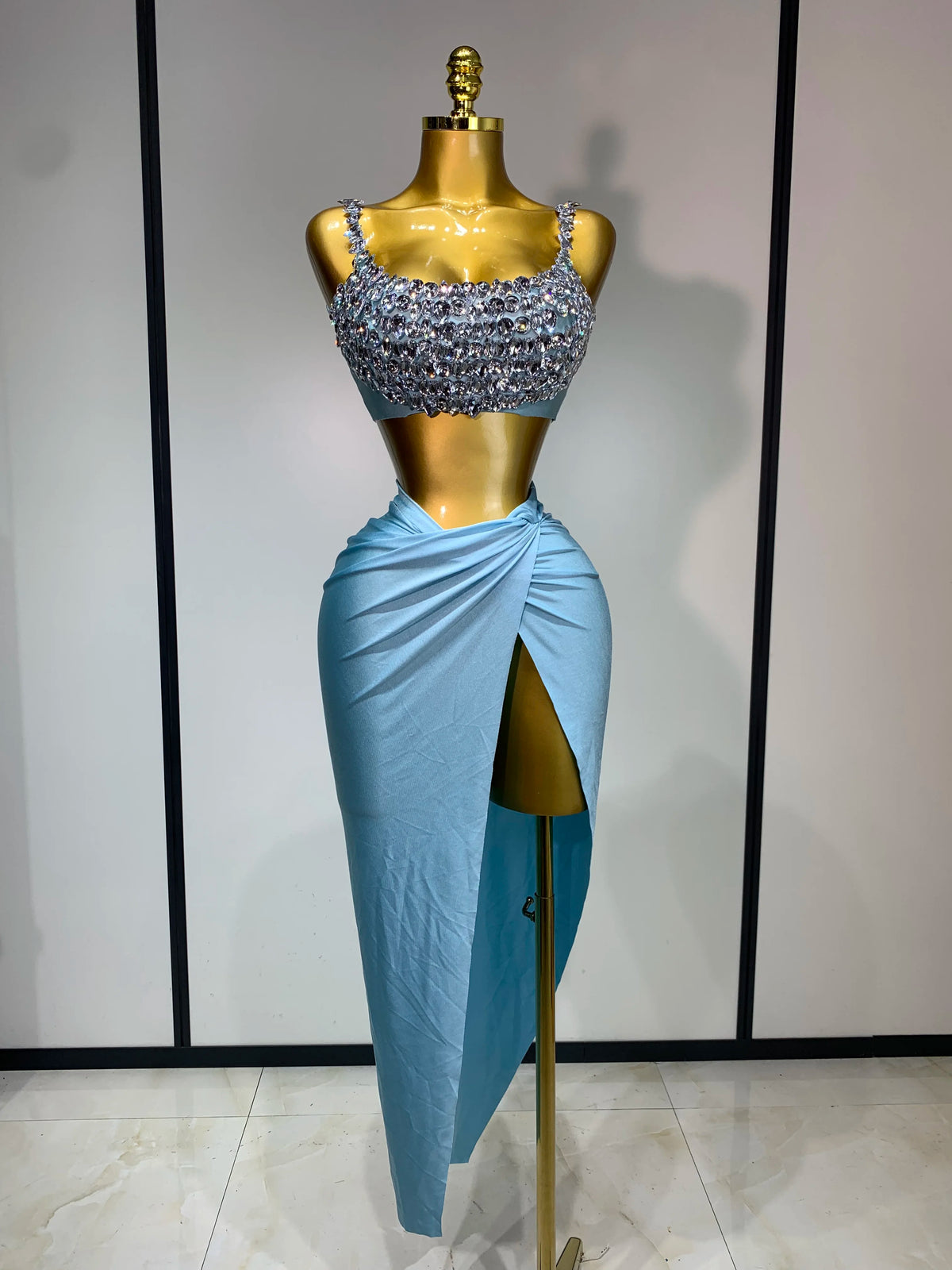 Lunch On The Beach Two Piece Skirt Set