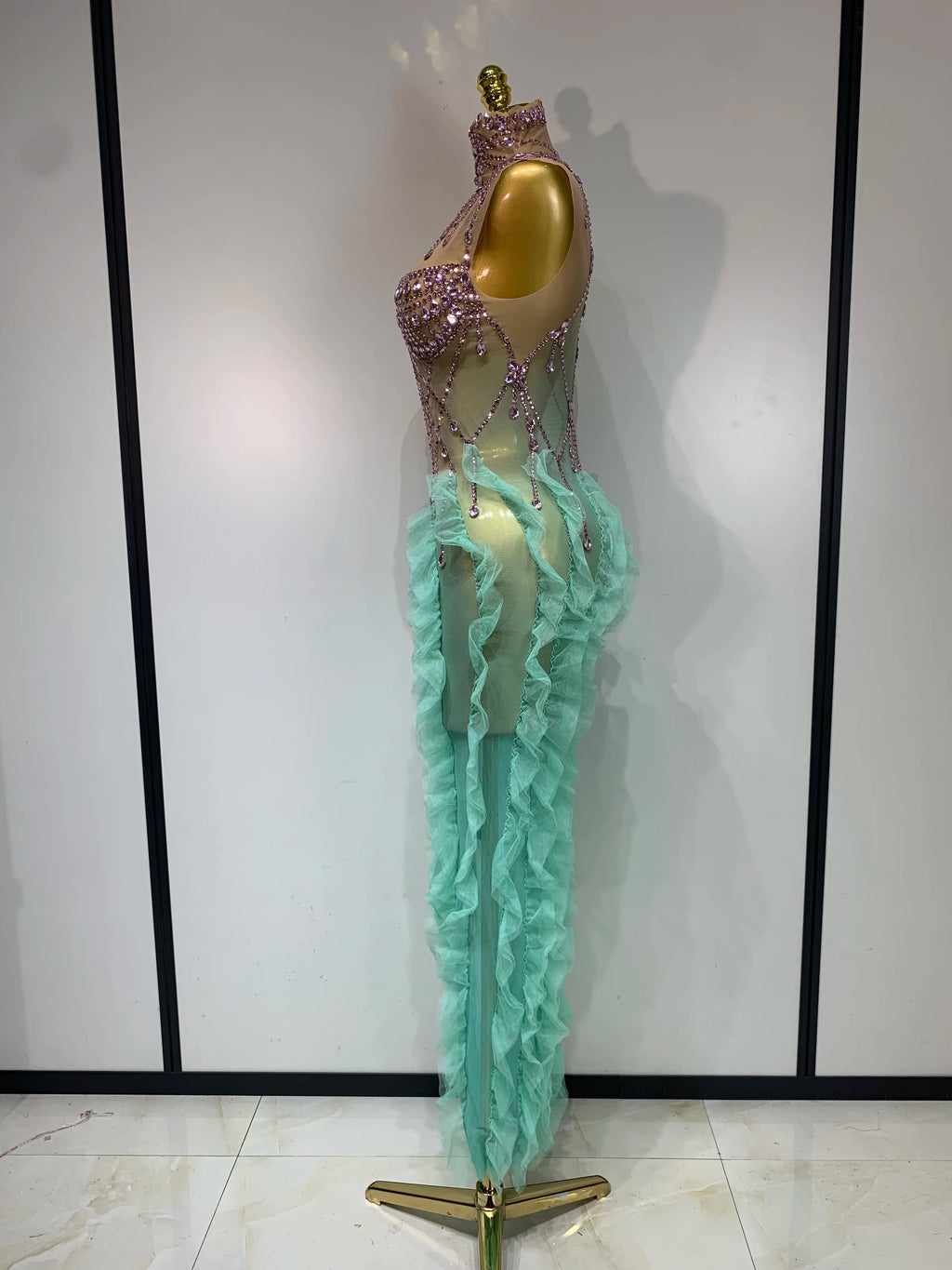 Love Mermaid Mesh Dress