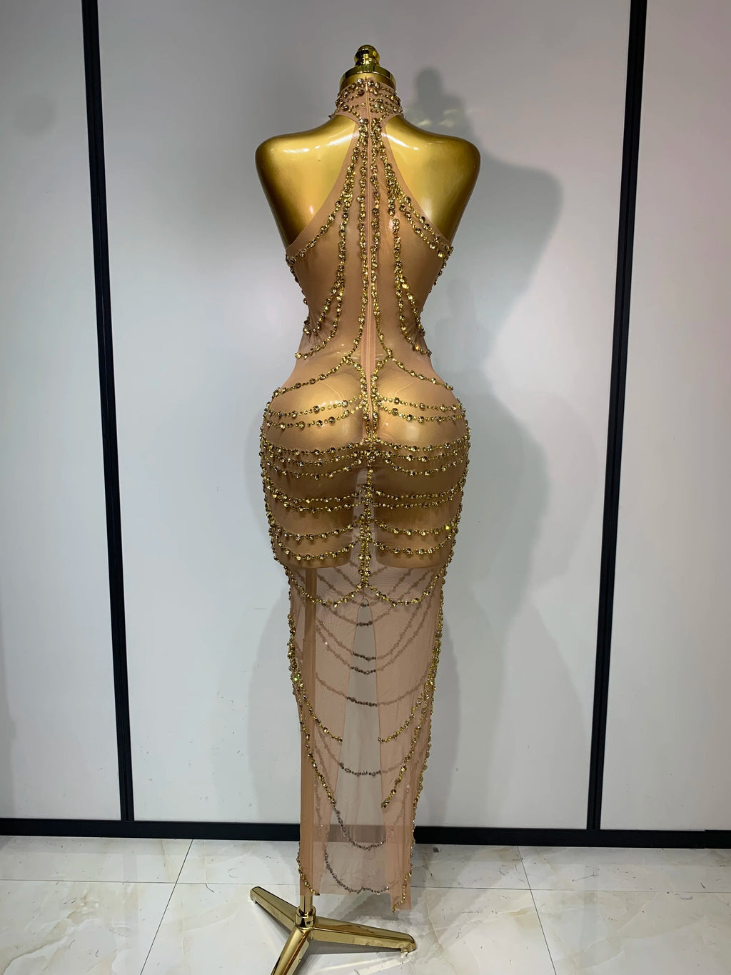 Seshat Goddess Mesh Dress