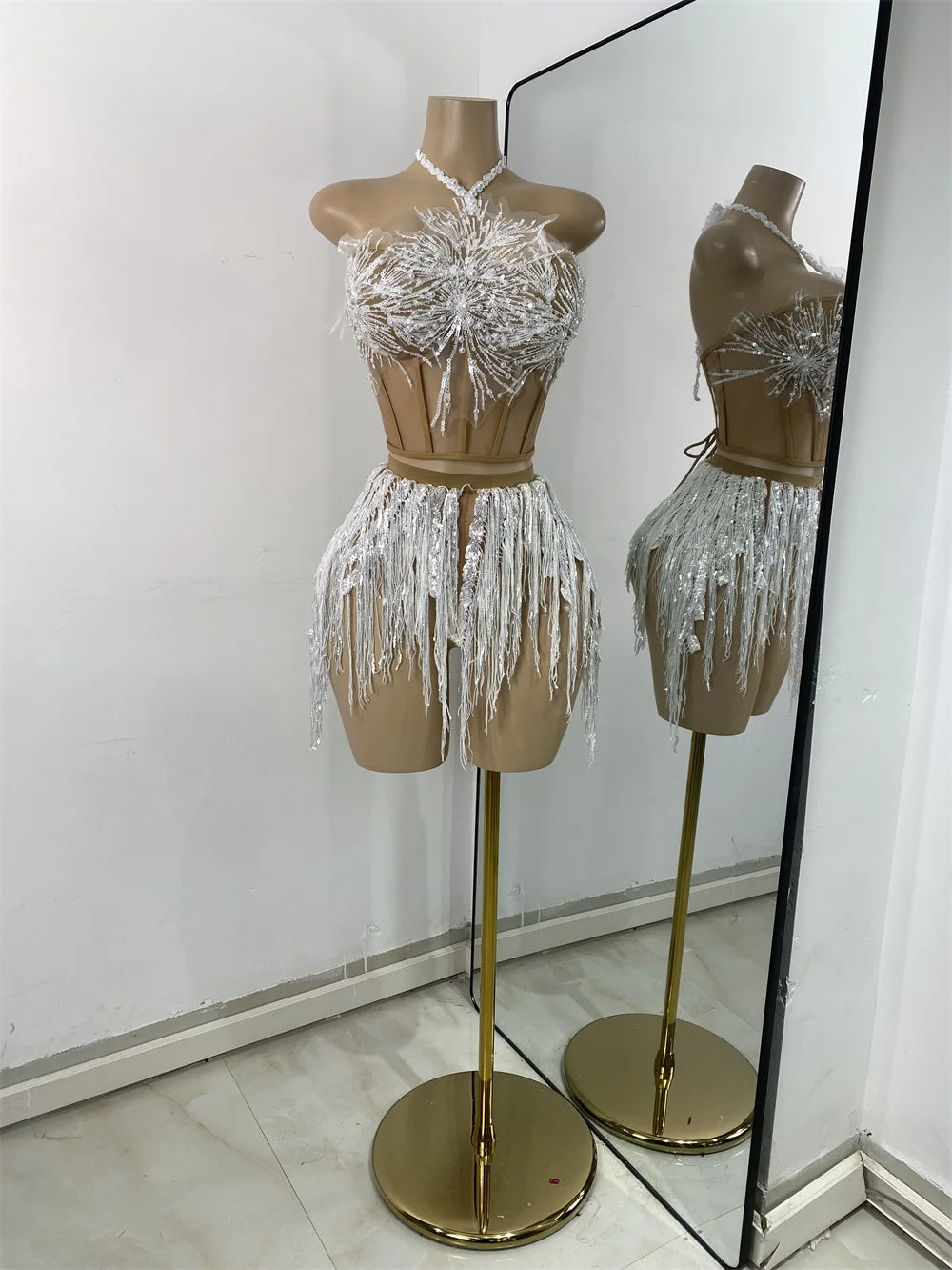 Snowflake Two Piece Skirt Set