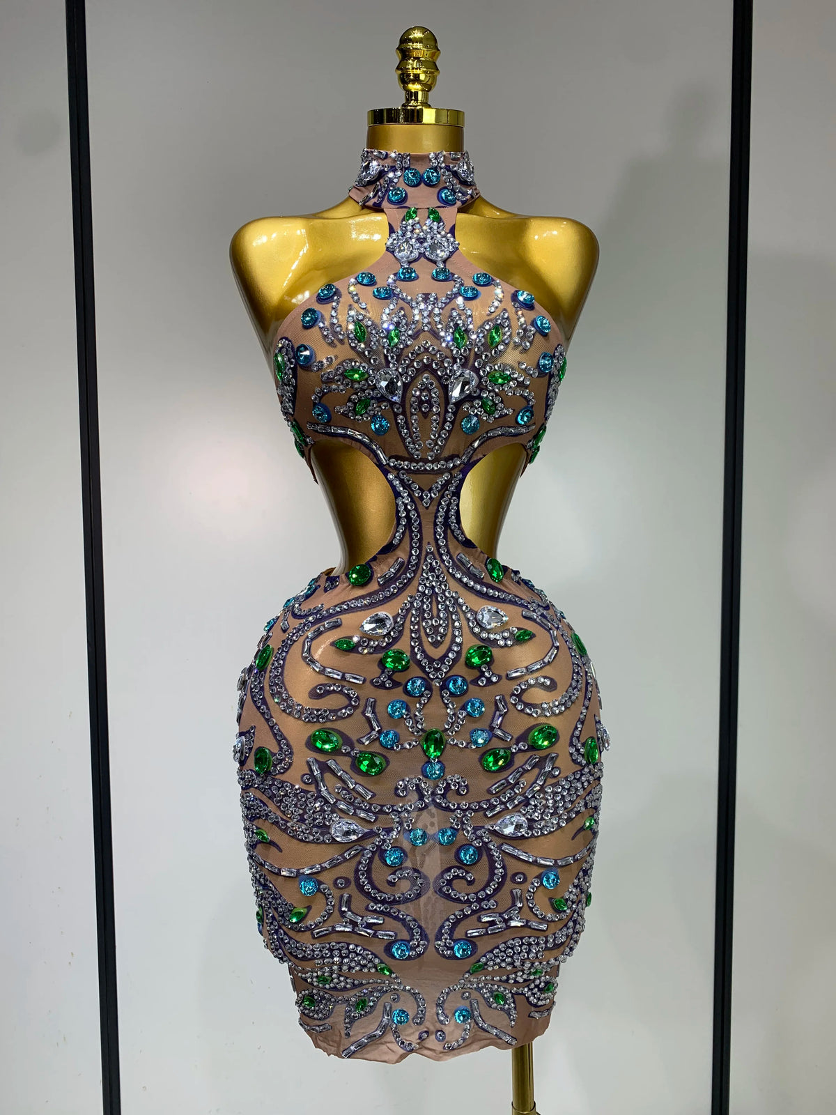 Halter Diamonds Dress