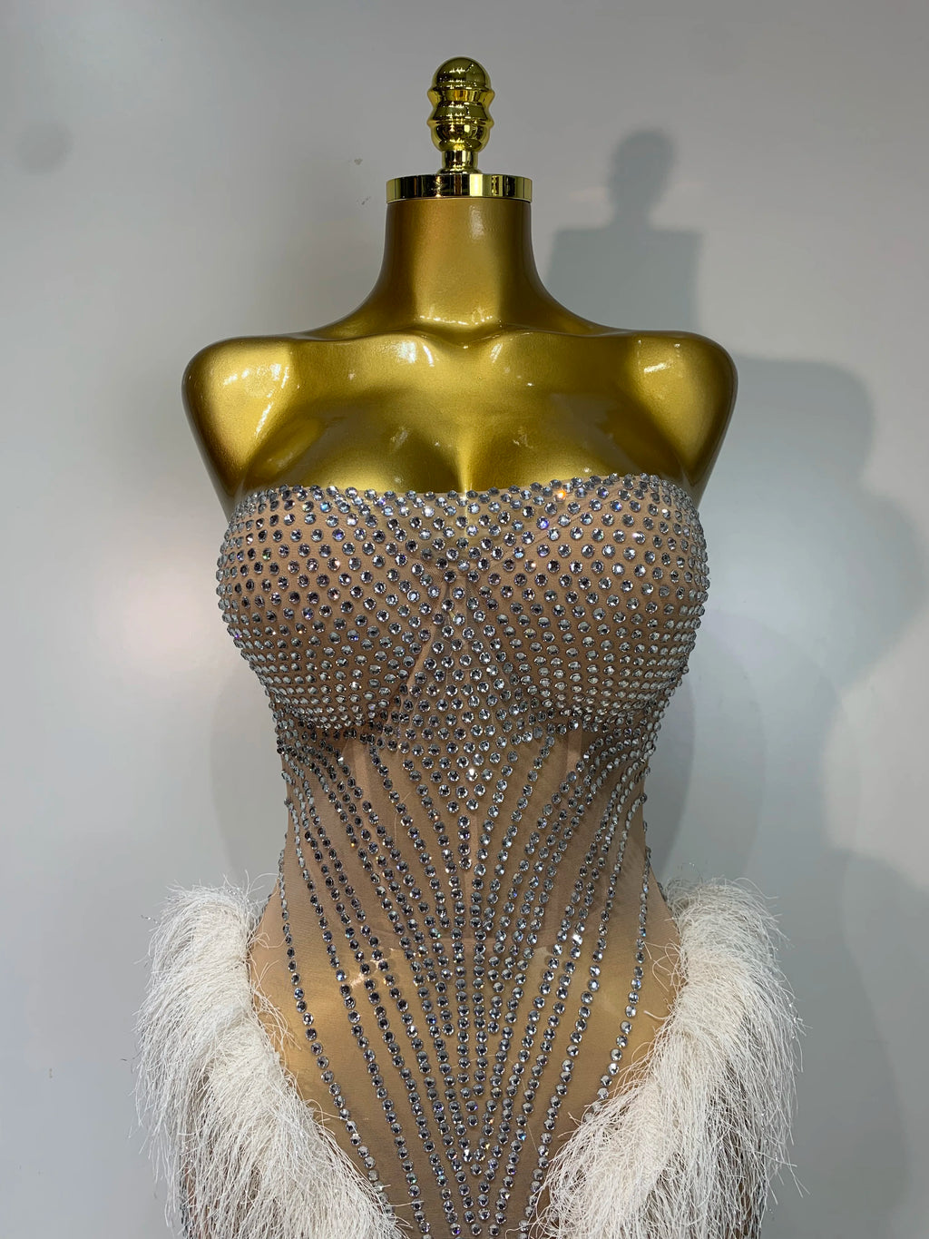 Luxury Glamour Rhinestone Dress