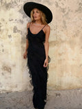 Ruffle Elegant Maxi Dress