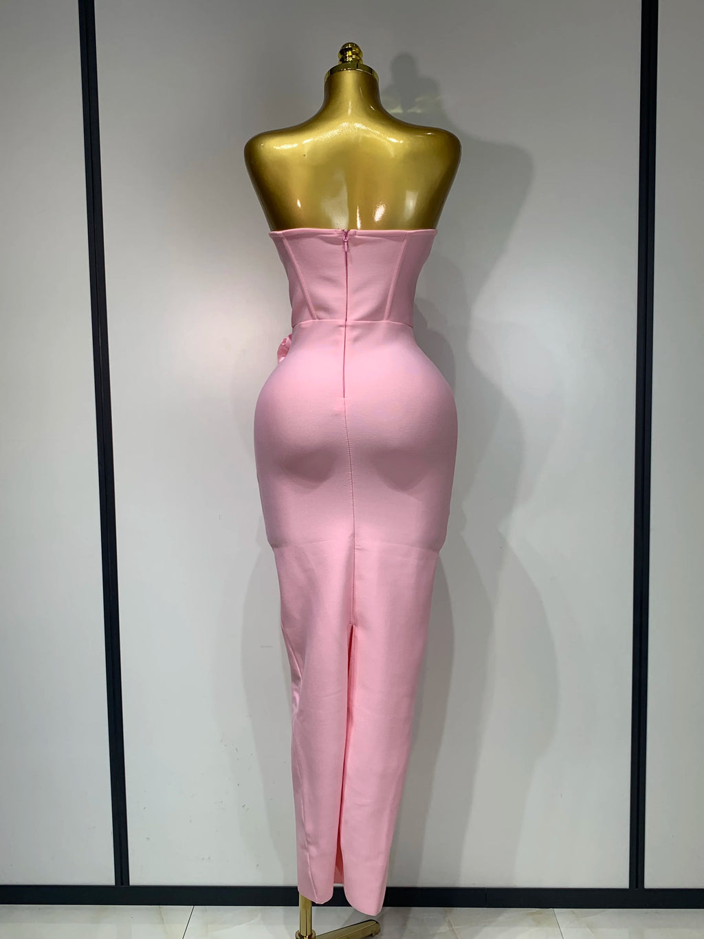 Rose Corset Tube Dress