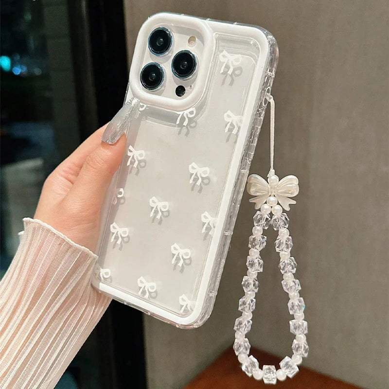 Bow Clear Phone Case