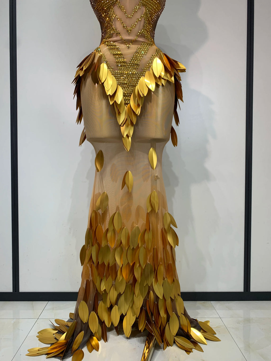 Gold Bird Dress