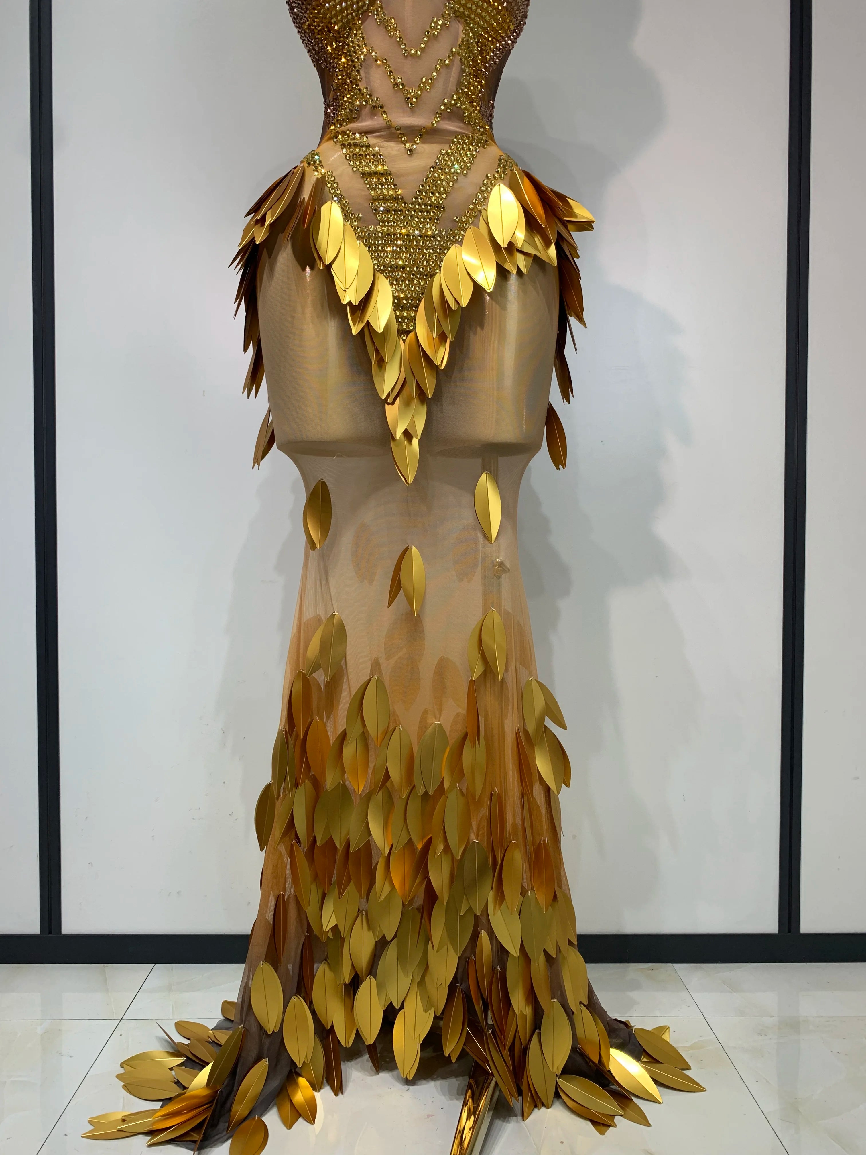 Gold Bird Dress