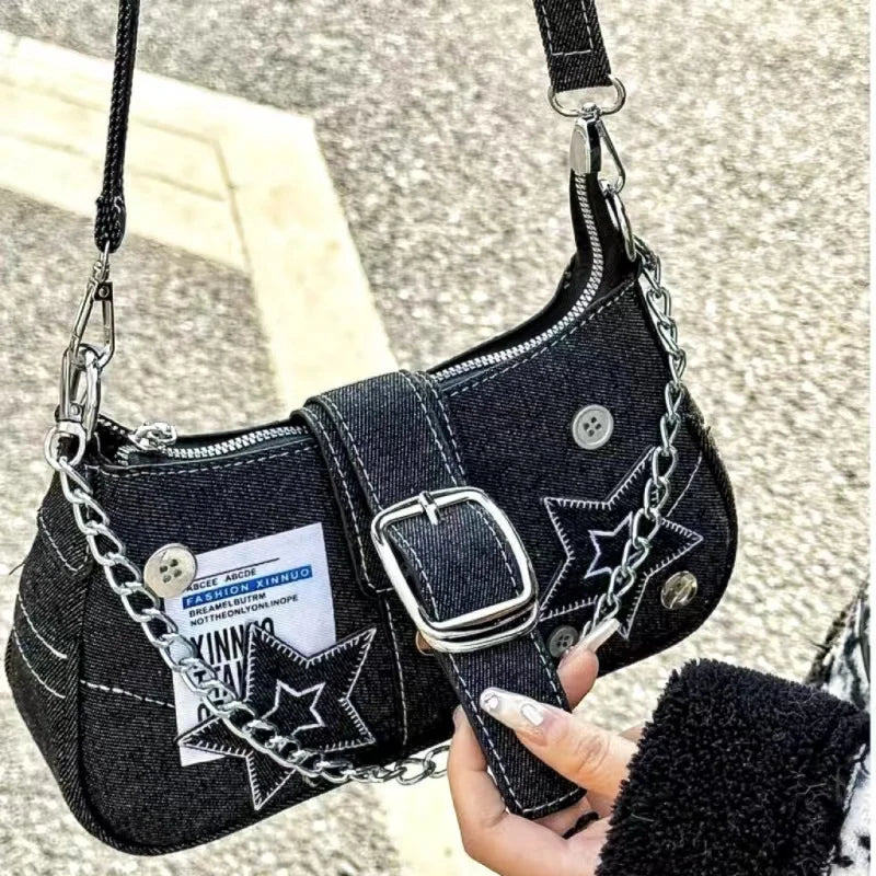 Y2K Denim Bag