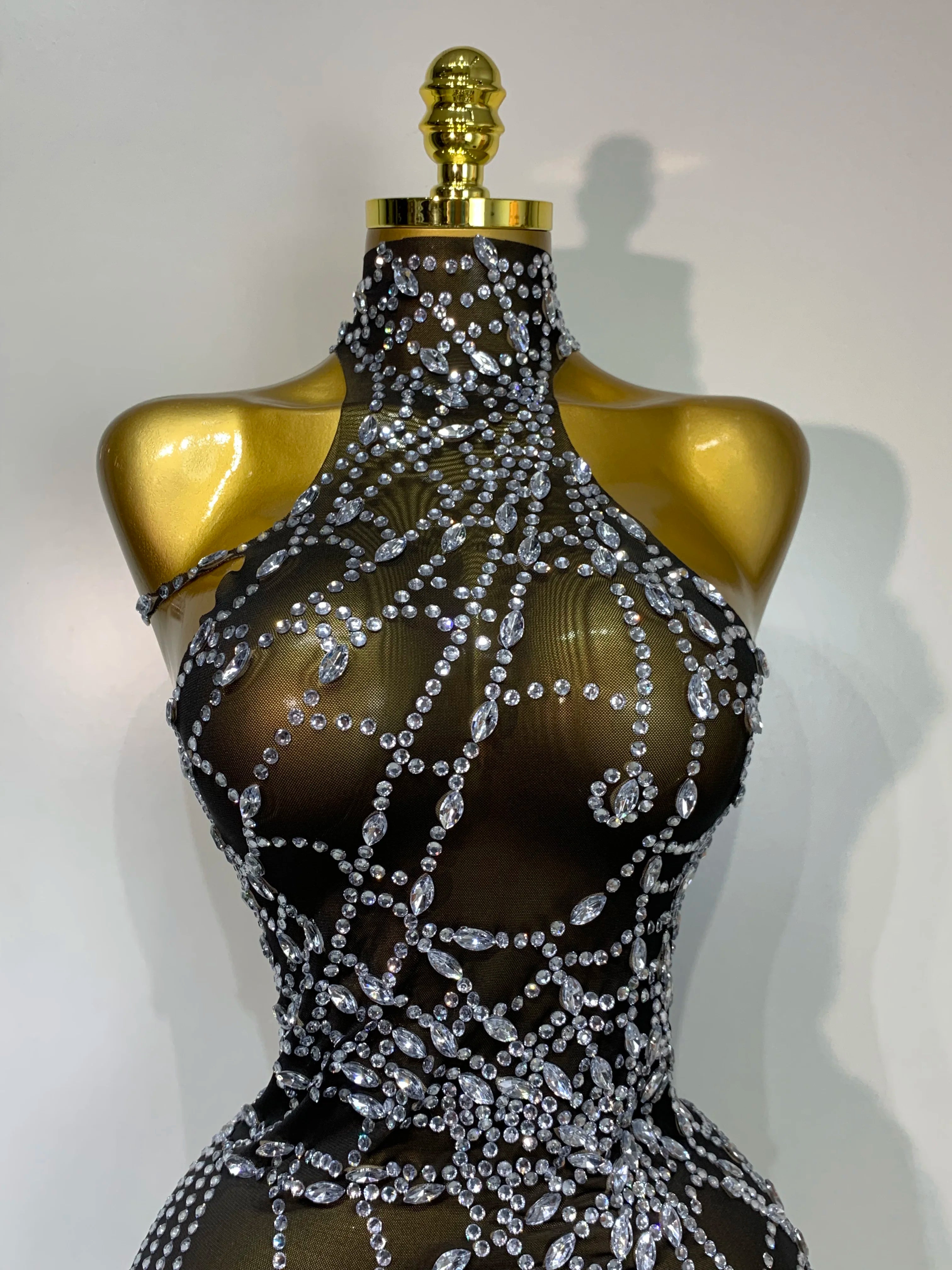 Spider Web Split Side Dress