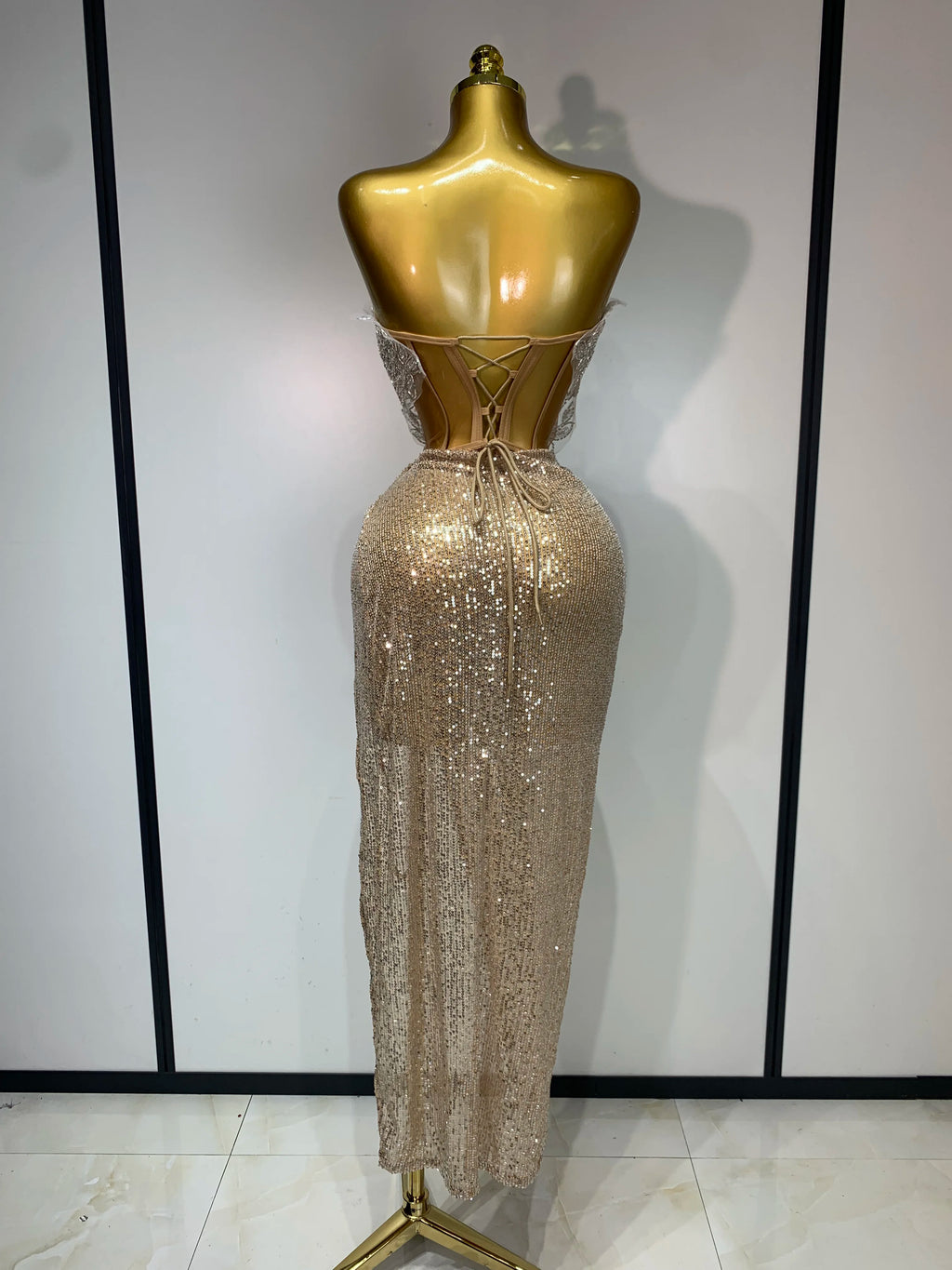 Champagne Toast Two Piece Skirt Set