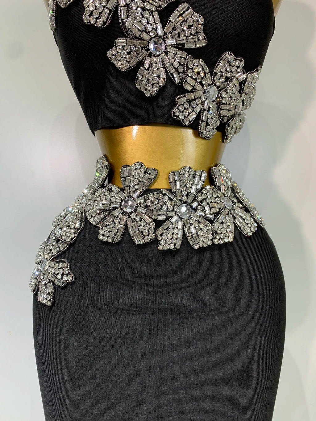 Flower Diamonds Two Piece Set