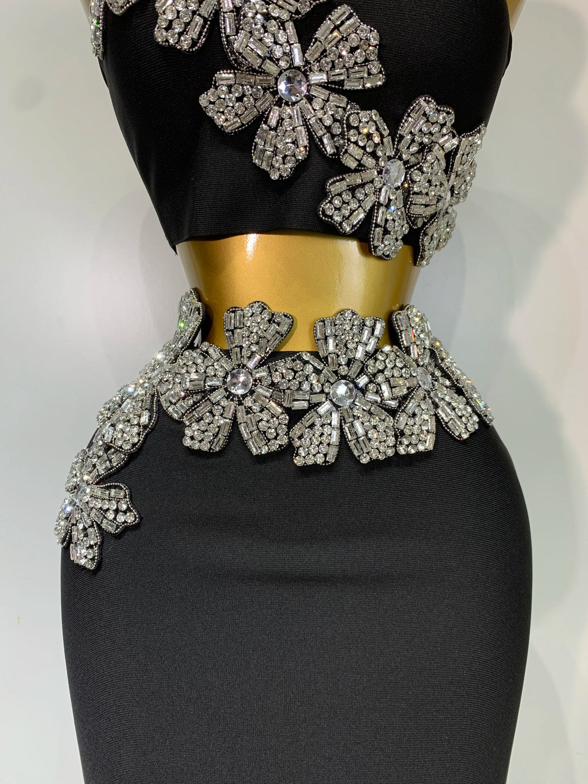 Flower Diamonds Two Piece Set