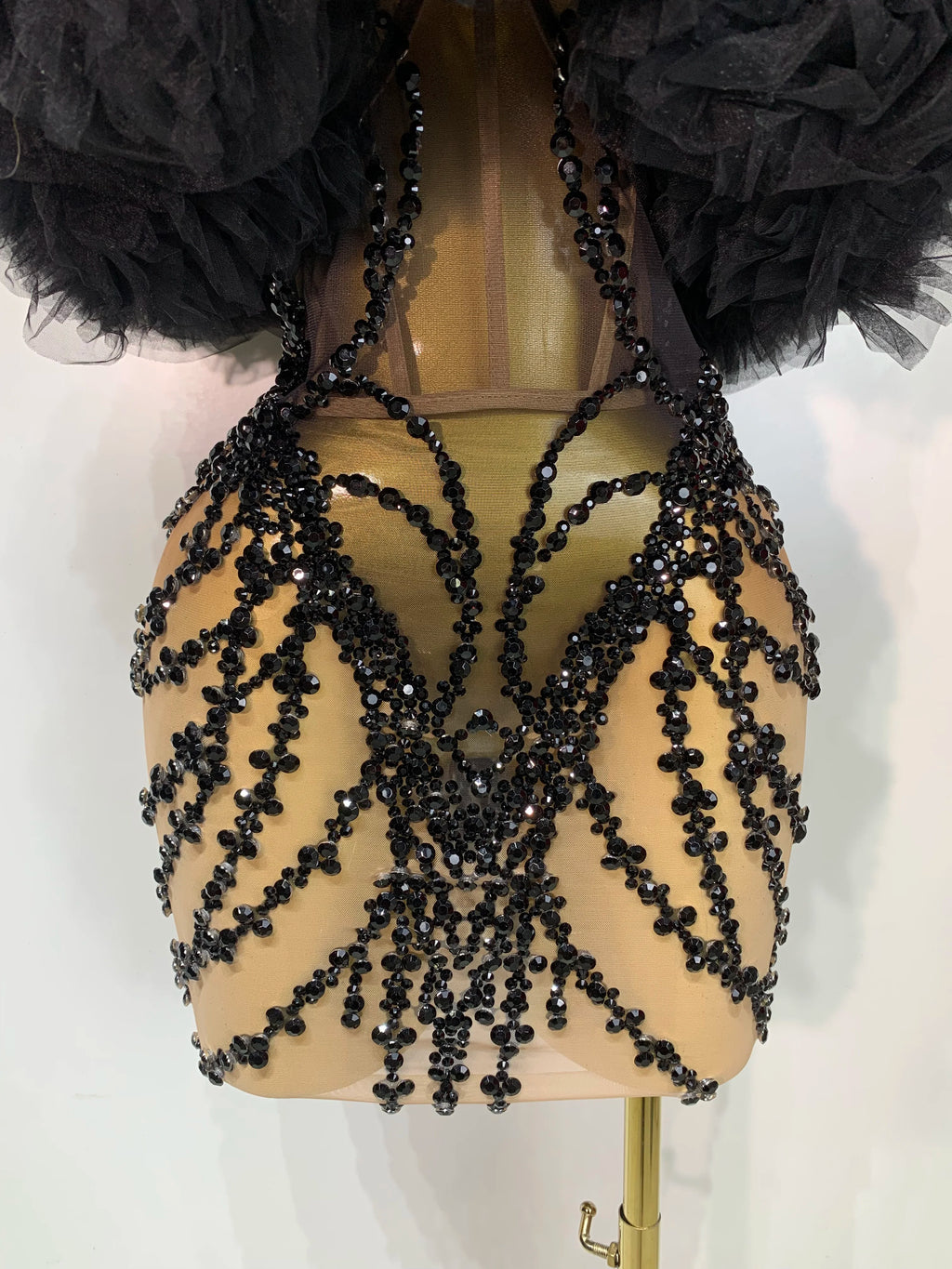 Black Diamond Mini Dress