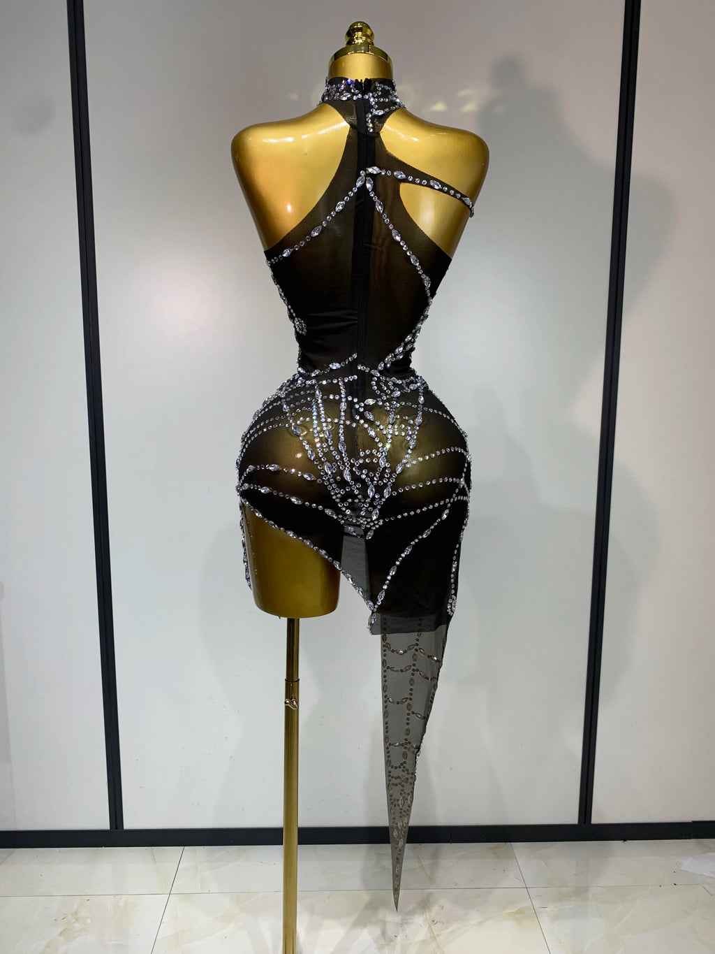 Spider Web Split Side Dress