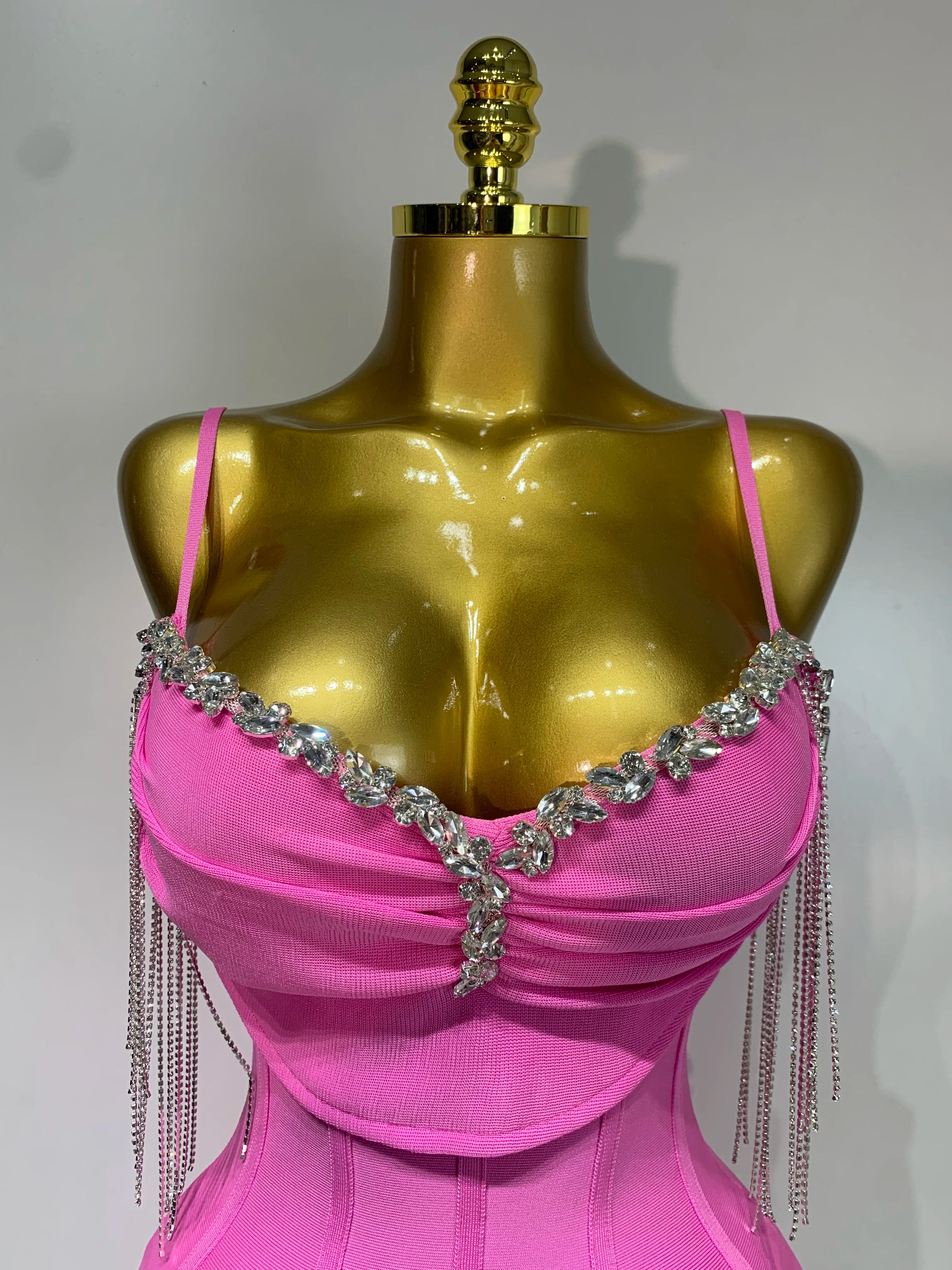 Luxury Rhinestone Dress