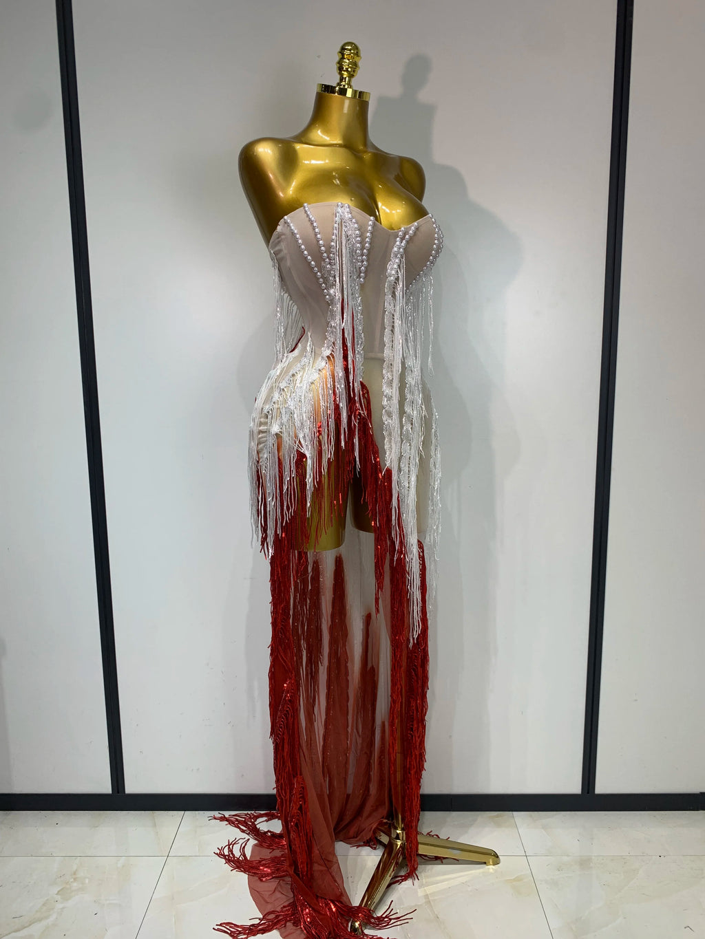 Fire Quartz Pearl Dress