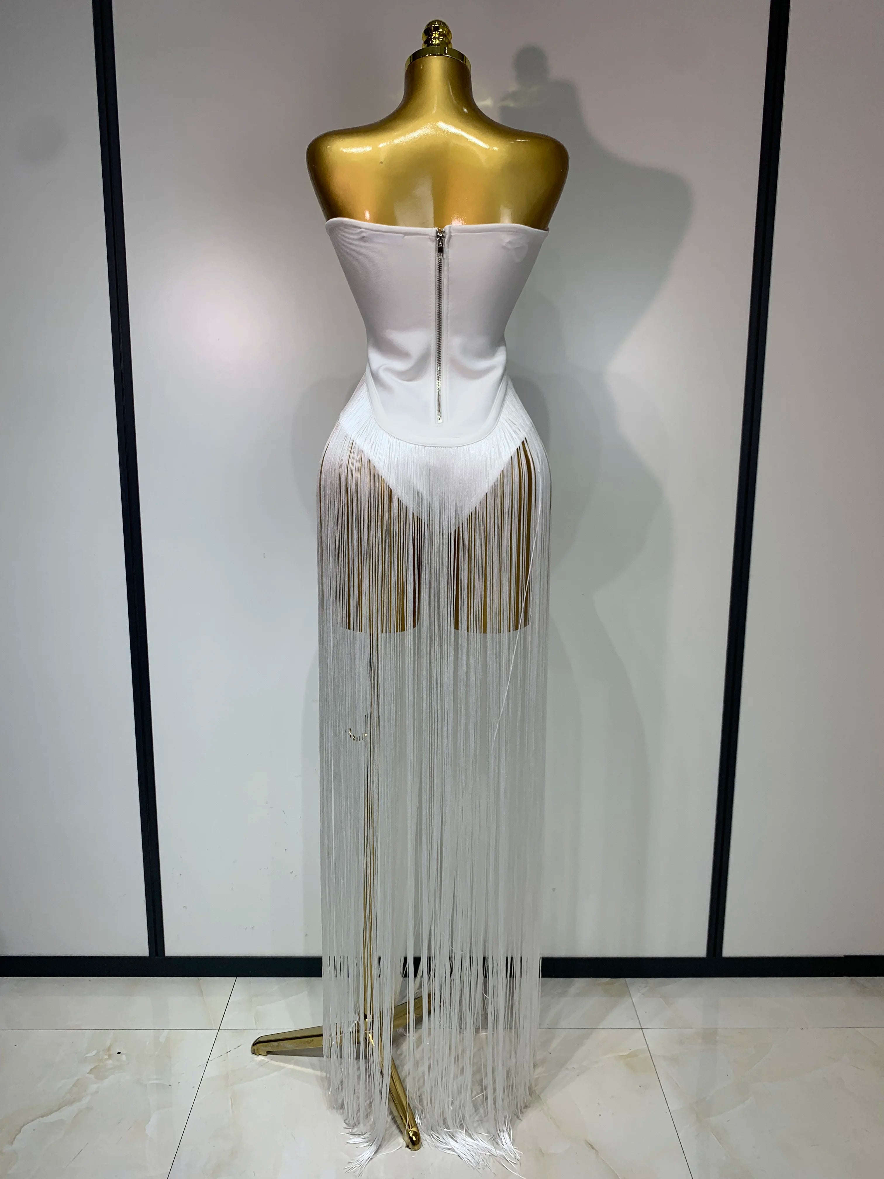 Tube Fringe Bodysuit