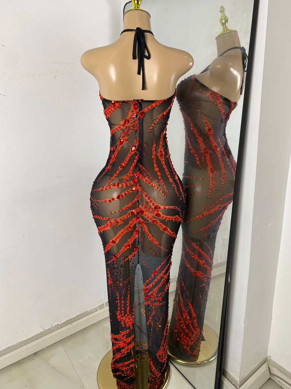 Lava Halter Dress