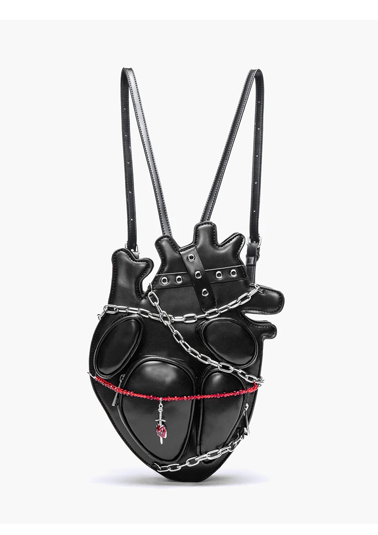 Black Heart Backpack