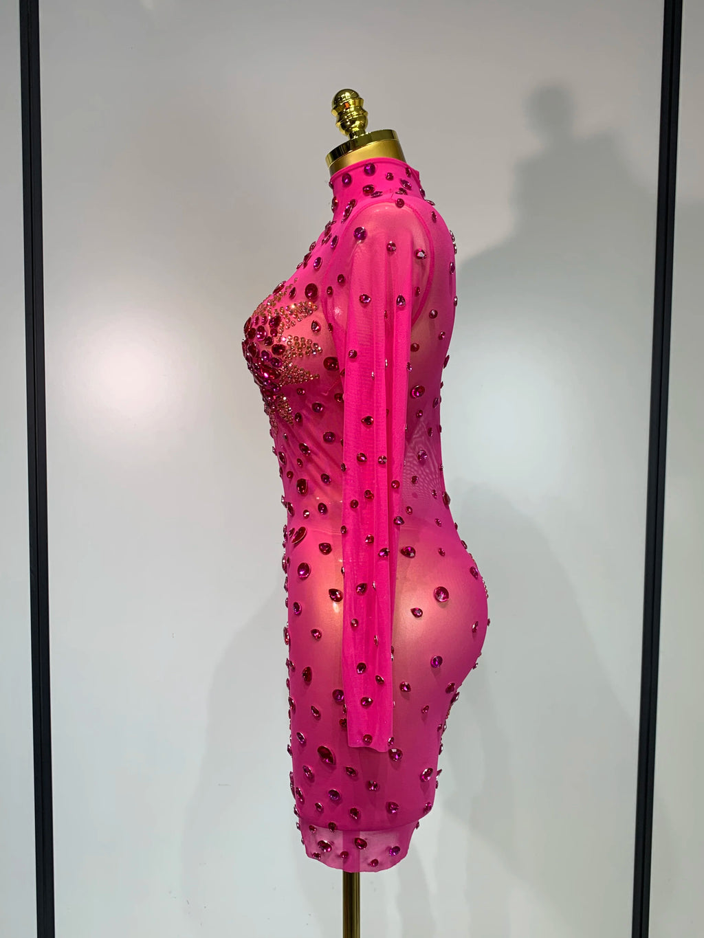 Sparkly Rhinestone Bodycon Dress