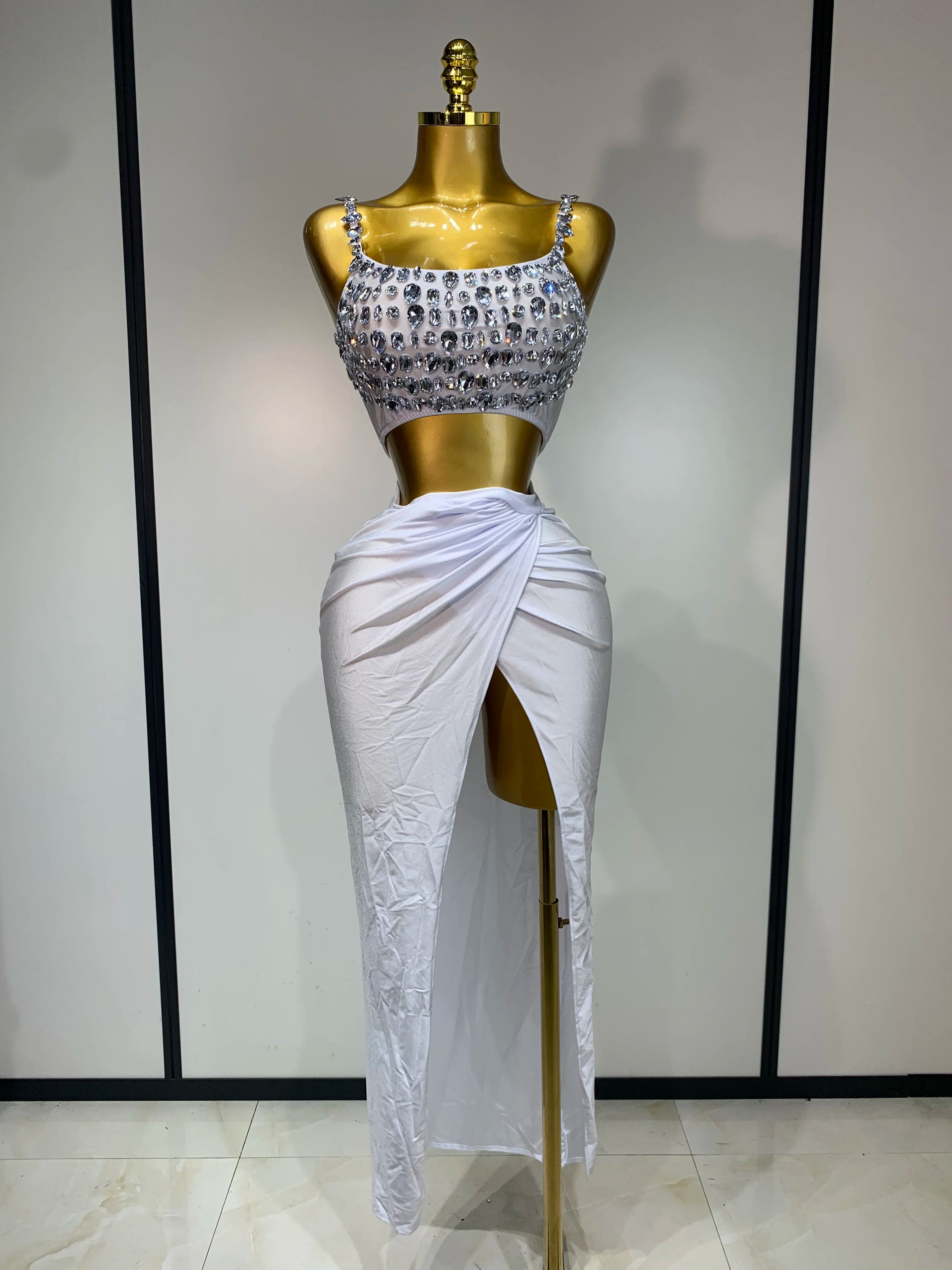 Lunch On The Beach Two Piece Skirt Set