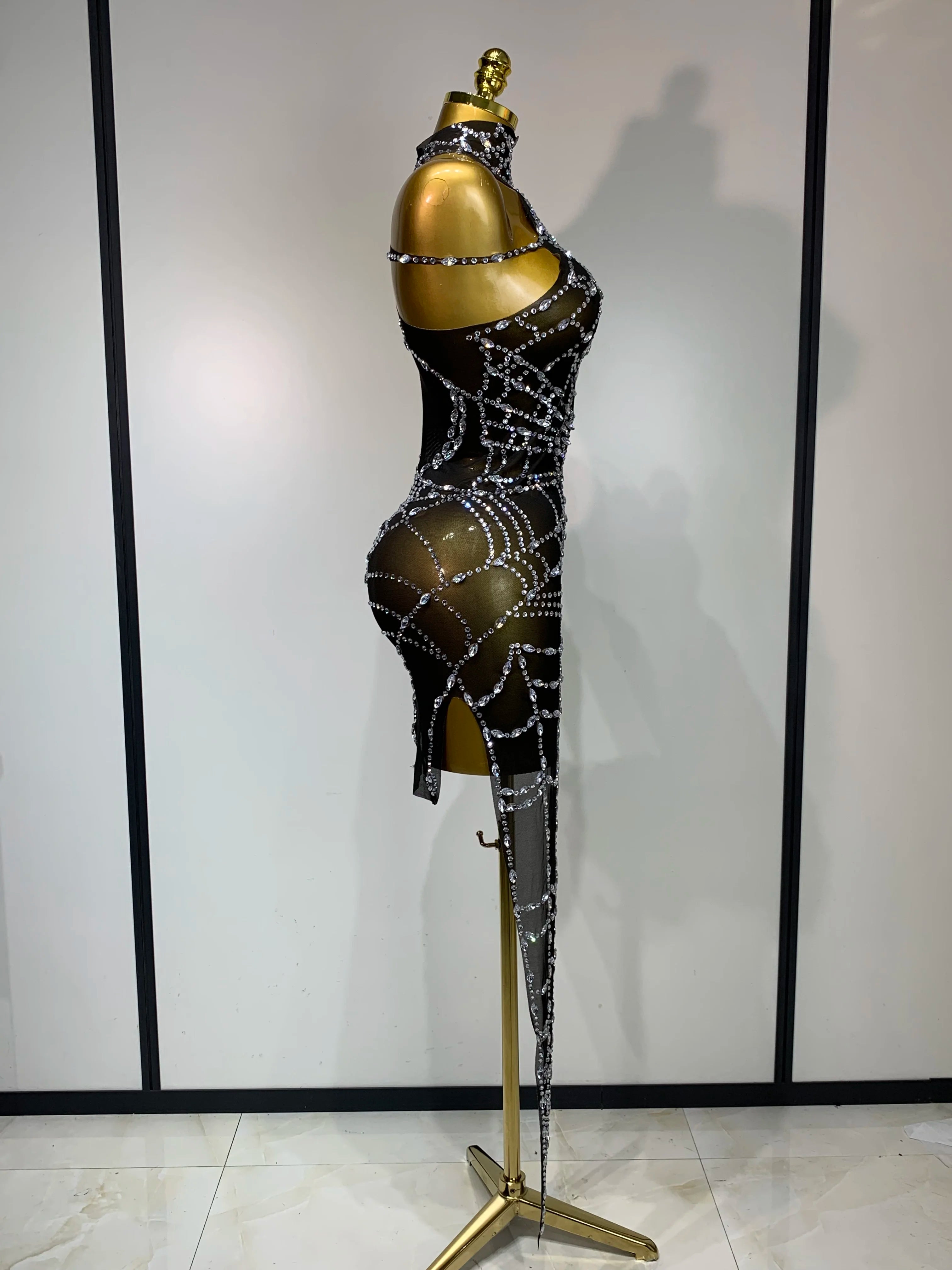 Spider Web Split Side Dress