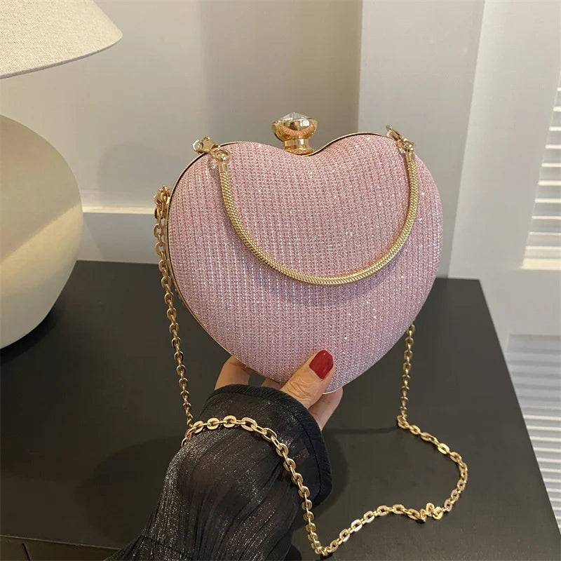 Heart Sparkle Clutch